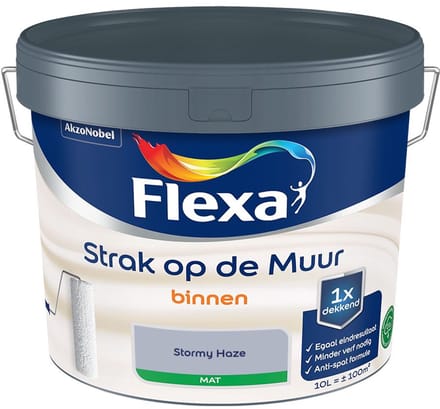 Flexa - Strak Op De Muur Binnen Mat - Stormy Haze - Mengverf - 10 L