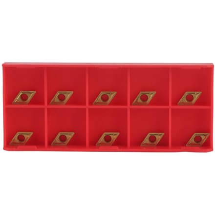 10 pièces CNC pointes en carbure insère lame coupe tour outil de tournage avec boîte