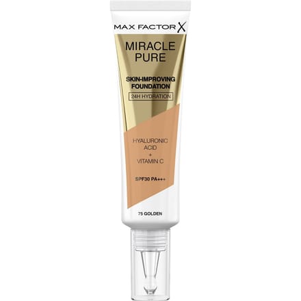 Max Factor Miracle Pure Skin Improving Foundation 30ml (Various Shades) - Golden