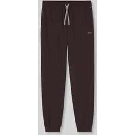 Regular fit sweatbroek van katoenmix model 'Mix&Match'