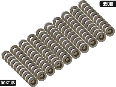 DULA Dymo Compatible labels - Wit - 99010 - S0722370 - Adresetiketten - 100 rollen - 28 x 89 mm - 130 labels per rol