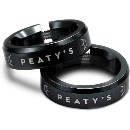 Peaty´s Monarch Fiets Handvat Vergrendelingsring Zilver