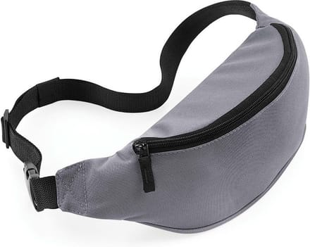 Heuptasje/fanny pack grijs 38 x 14 x 8 cm festival musthave