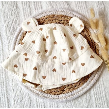 rammelaartje - baby - kleren - hydrofiele zonnehoed