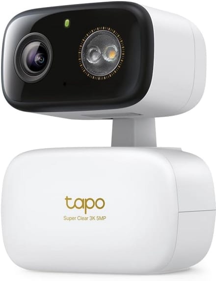 Draadloze Binnen- en Buitenbeveiligingscamera 3K Panorama Pan-Tilt