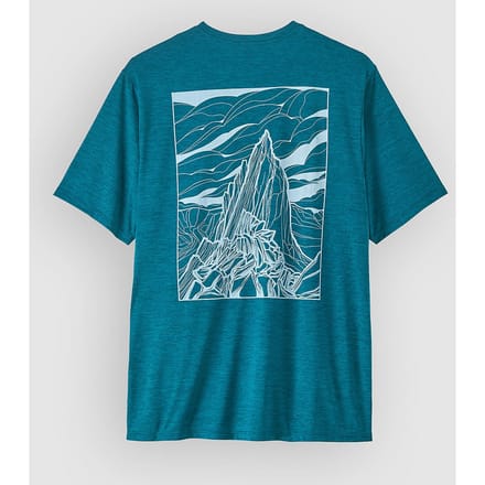 Patagonia Cap Cool Daily - Cloud Crag T-Shirt blauw
