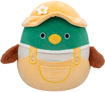 Squishmallows Avery Eend in Gele Outfit Pluche Knuffel XL 50 cm