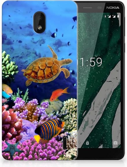 Nokia 1 Plus TPU Hoesje Vissen