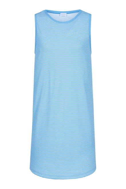 Nachthemd zonder mouwen Serie Small Stripes Summer Blue