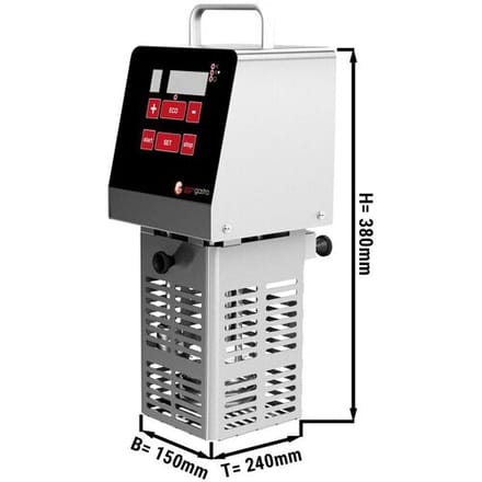 GGM Gastro Sous-Vide-Garer - max. 50 Liter - 2,1 kW Zilver