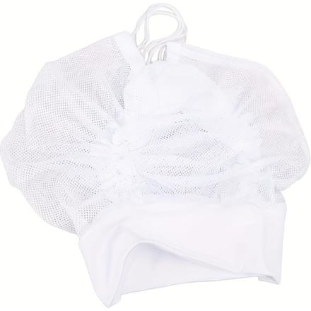 Bonnet à Plopping en Filet pour Sécher les Cheveux Bouclés white