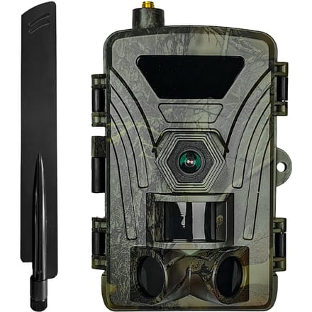 4G Trailcamera 4K Jachtcamera met SIM-kaart 60MP Foto's Snelle Trigger Wildcamera Infrarood groen