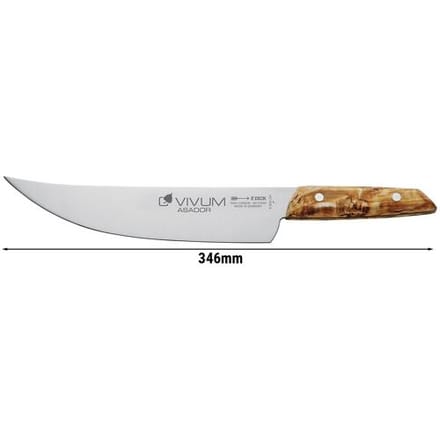 F. DICK VIVUM - BBQ mes Asador - Lemmet: 220mm
