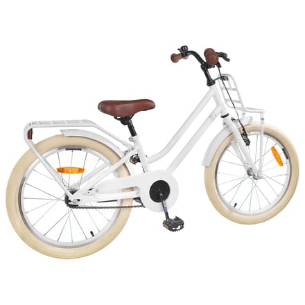 vidaXL - Kinderfiets - 18 - Inch - voor - 5-7 - jaar - oud - Wit