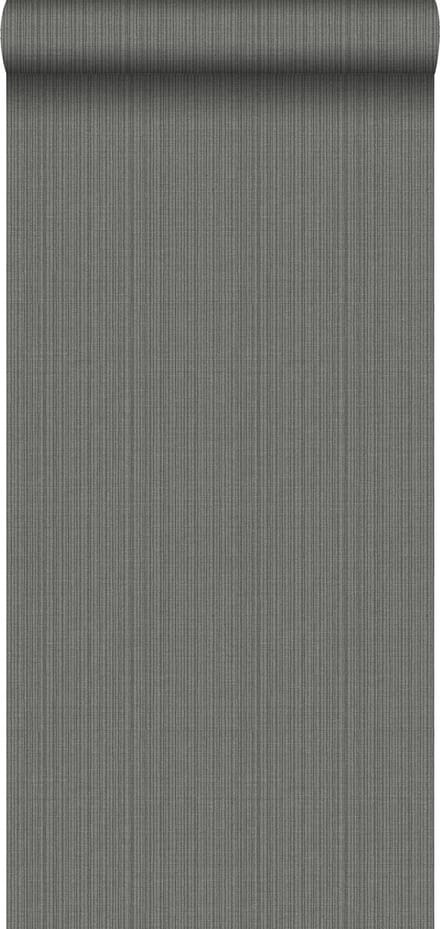 Origin Wallcoverings behang geweven structuur leisteengrijs - 347628 - 0,53 x 10,05 m