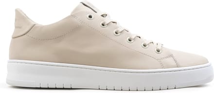 Hinson bennet city low beige nubuck leer