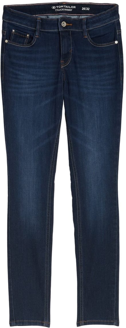 Tom Tailor - TTLUCIE SKINNY-jeans - Maat 33/32 - dark stone wash denim