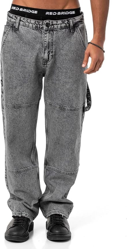 Baggy Jeans Heren Korte Broek Losse Pasvorm 100% Katoen
