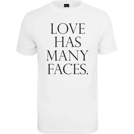 Mister Tee - Love Has Many Faces Heren T-shirt - L - Wit