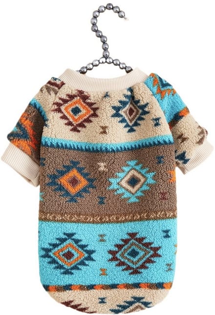 Teddy Fleece Hondentrui Etnic XS - Ruglengte: 20CM, borst: 30CM