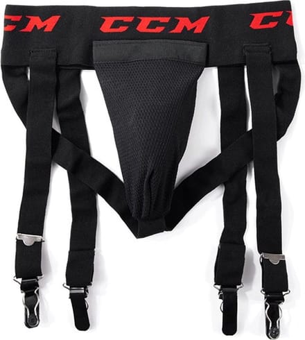 CCM - Toque met sokophouders - Kinderen - One Size - Zwart