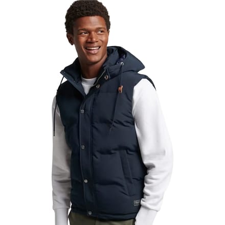 Mouwloze jas met capuchon Superdry Everst