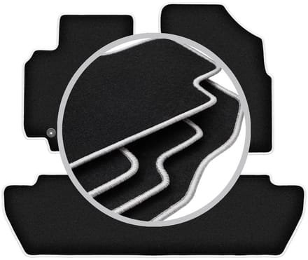 CARLUX-SILVER automatten voor: Citroen Berlingo II combivan, multispace, 5-zits (2008-2018)