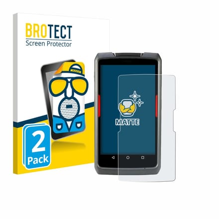 BROTECT - Screenprotector voor Honeywell ScanPal EDA71 - Folie Beschermfolie matte 2 Stuks