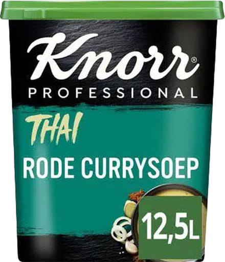 Knorr Professional - Thai Rode Curry Soep (voor 12,5ltr) - 1,19kg