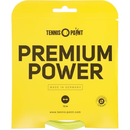 Tennis-Point Premium Power Set Snaren 12m-Limoen