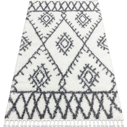 Kleden Rugsx Tapijt UNION 3481 Zigzag crème / grijs 140x190 cm