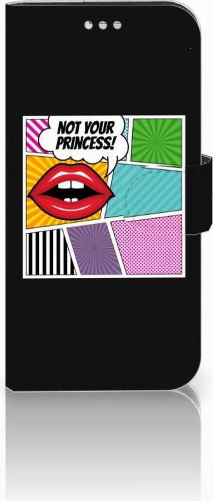 Samsung Galaxy S7 Wallet Case met Pasjes Popart Princess