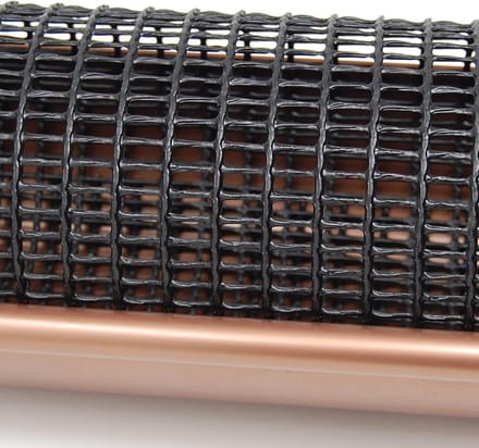 Buisnet voor Dakgoten - 1 meter, Set van 5 Stuks, Zwart