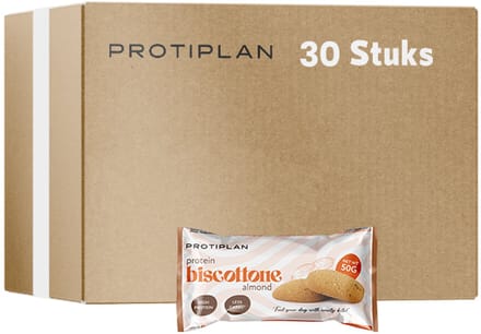 Protiplan - Protein Biscottone Almond - 30 stuks - 30 x 50 g - Low carb snack - Eiwitrijk