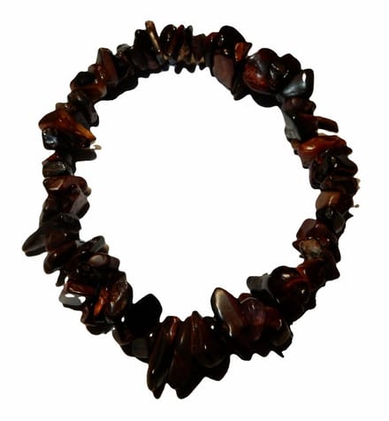 Tijgeroog Rood Split Armband