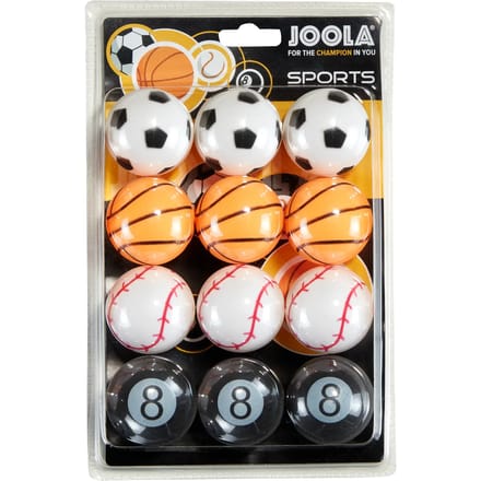 Set van 12 sport tafeltennisballen Joola