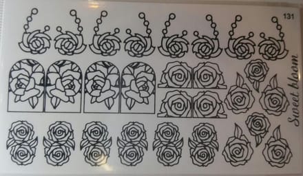 Korneliya Folie Decal 131 Zwart