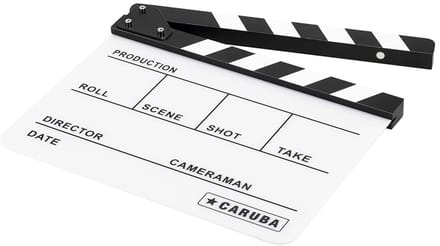 Caruba Professionele Director Clapper White/BW (Krijt)
