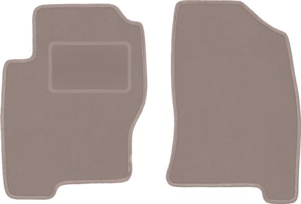 Beige voormatten voor: Nissan Navara III D40 pick-up (2005-2011)