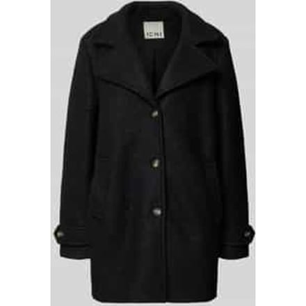 Relaxed fit lange jas van wolmix, model 'Tipa'