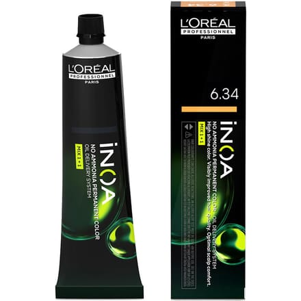 Permanente Kleur L'Oreal Professionnel Paris Inoa Nº 6.34 60 g