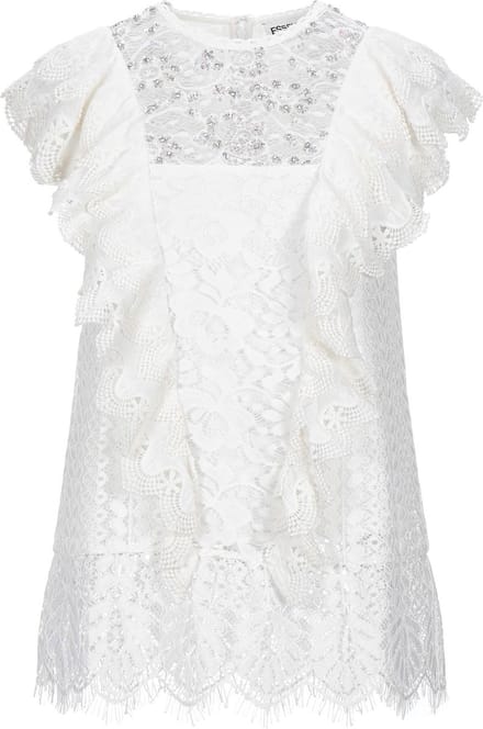 Essentiel - witte kanten top Valaplaya - maat 38