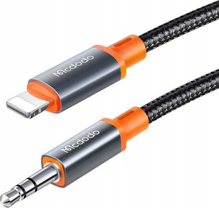 Mcdodo® Adapter Jack 3.5mm naar iPhone - Kabel - Voor Lightning - 1m