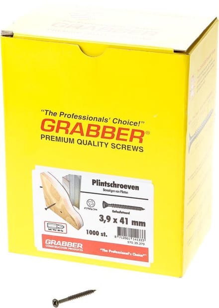 Grabber plintschr 3.9x41 trimhead