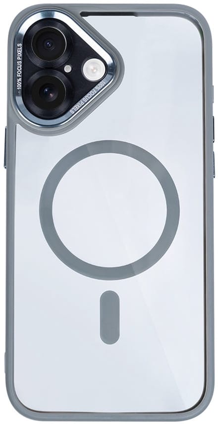 Rixus Classic 04 Case With MagSafe For iPhone 16 Plus Grey