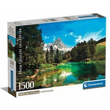 Clementoni - Puzzel - 1500 Stukjes - Blue Lake - Puzzel Voor Volwassenen
