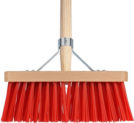 Talen Tools - Bezem - 28 cm - Kunststof haren - Steel 140 cm