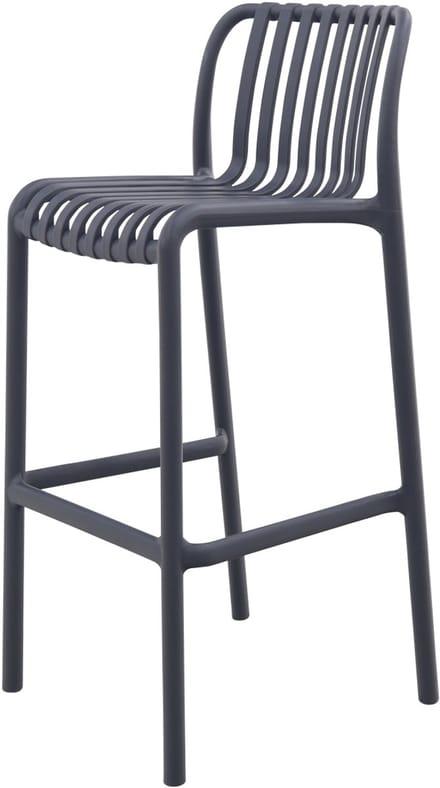 Stripe barstoel antraciet