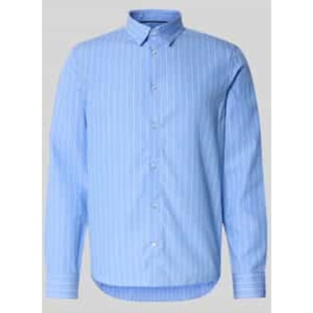 Slim fit zakelijk overhemd met knoopsluiting