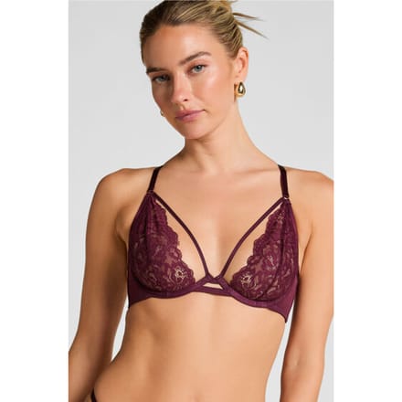 Hunkemöller Niet-voorgevormde beugel bh Cinnamon Rood